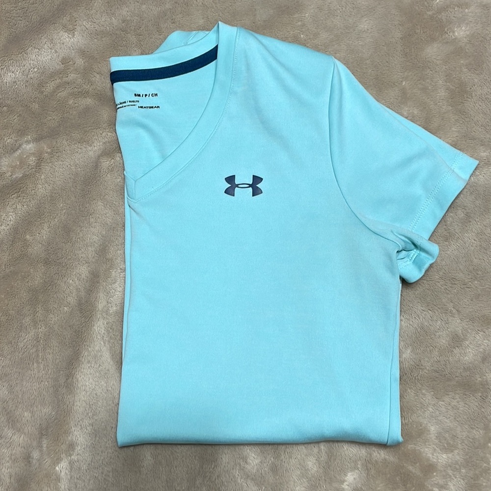 Under Armour Teal Loose Heatgear Tee